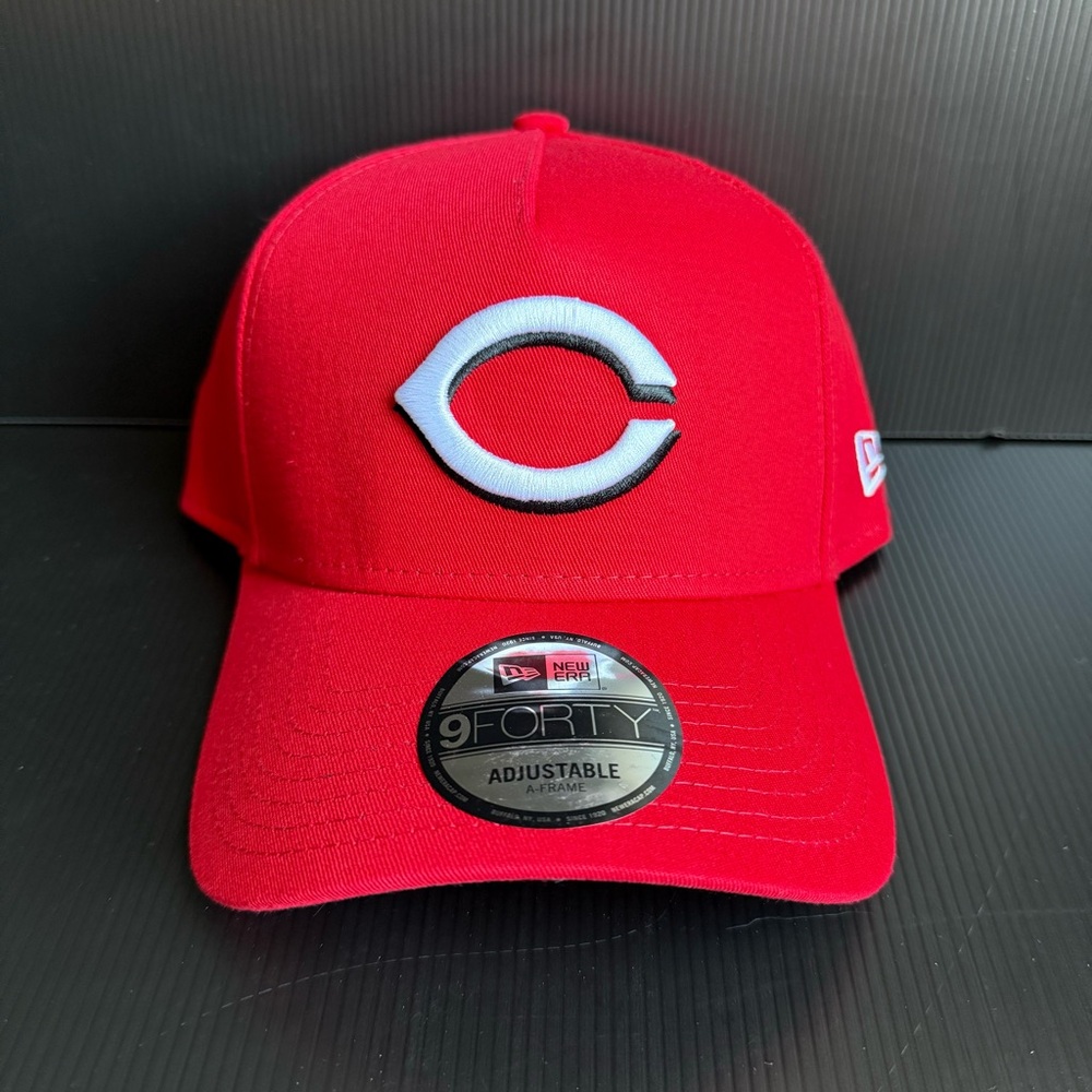 NWT New Era Cincinnati Reds 9Forty Red A-Frame Snapback Adjustable Hat Cap